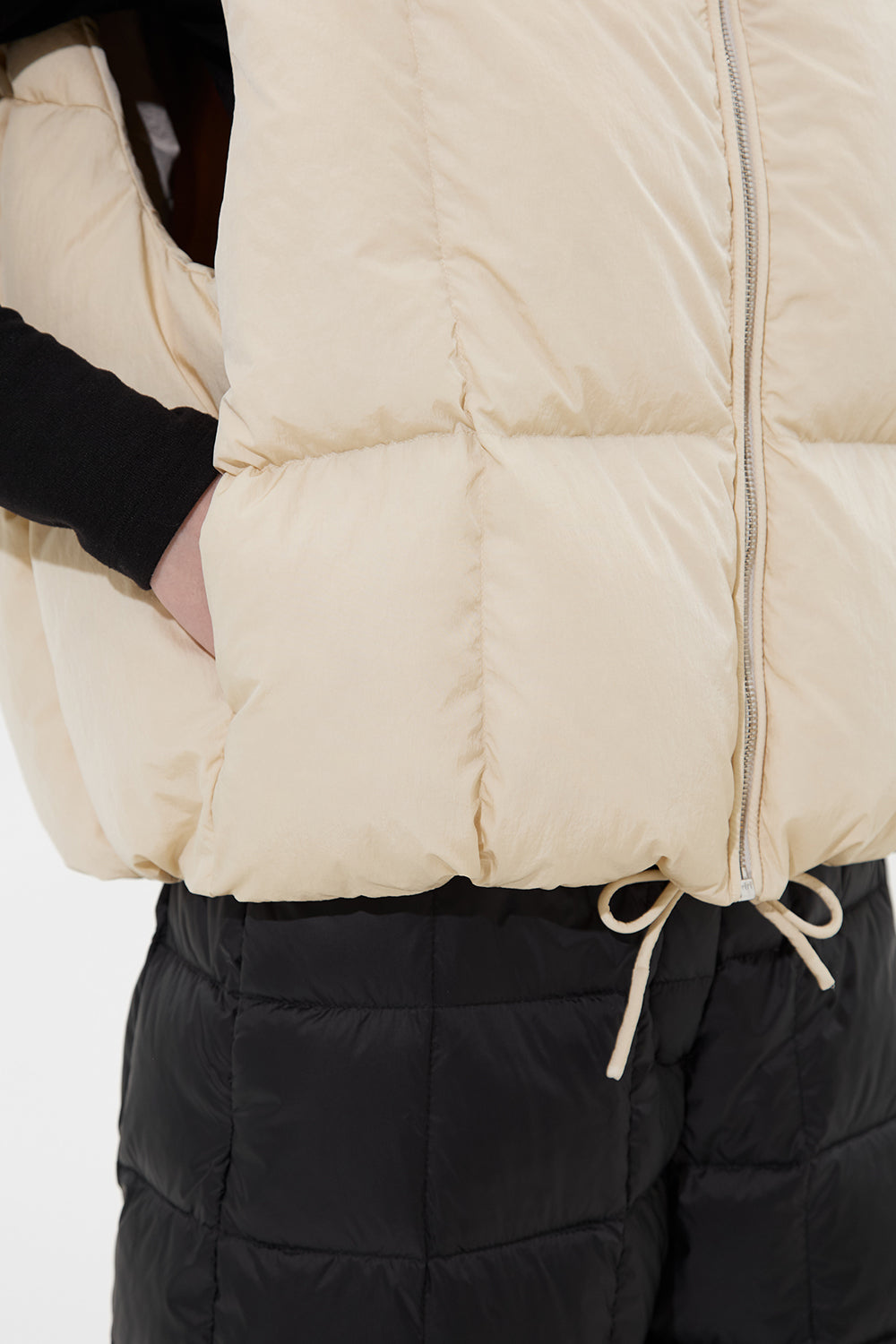 ZIP VEST ENNIO BEIGE