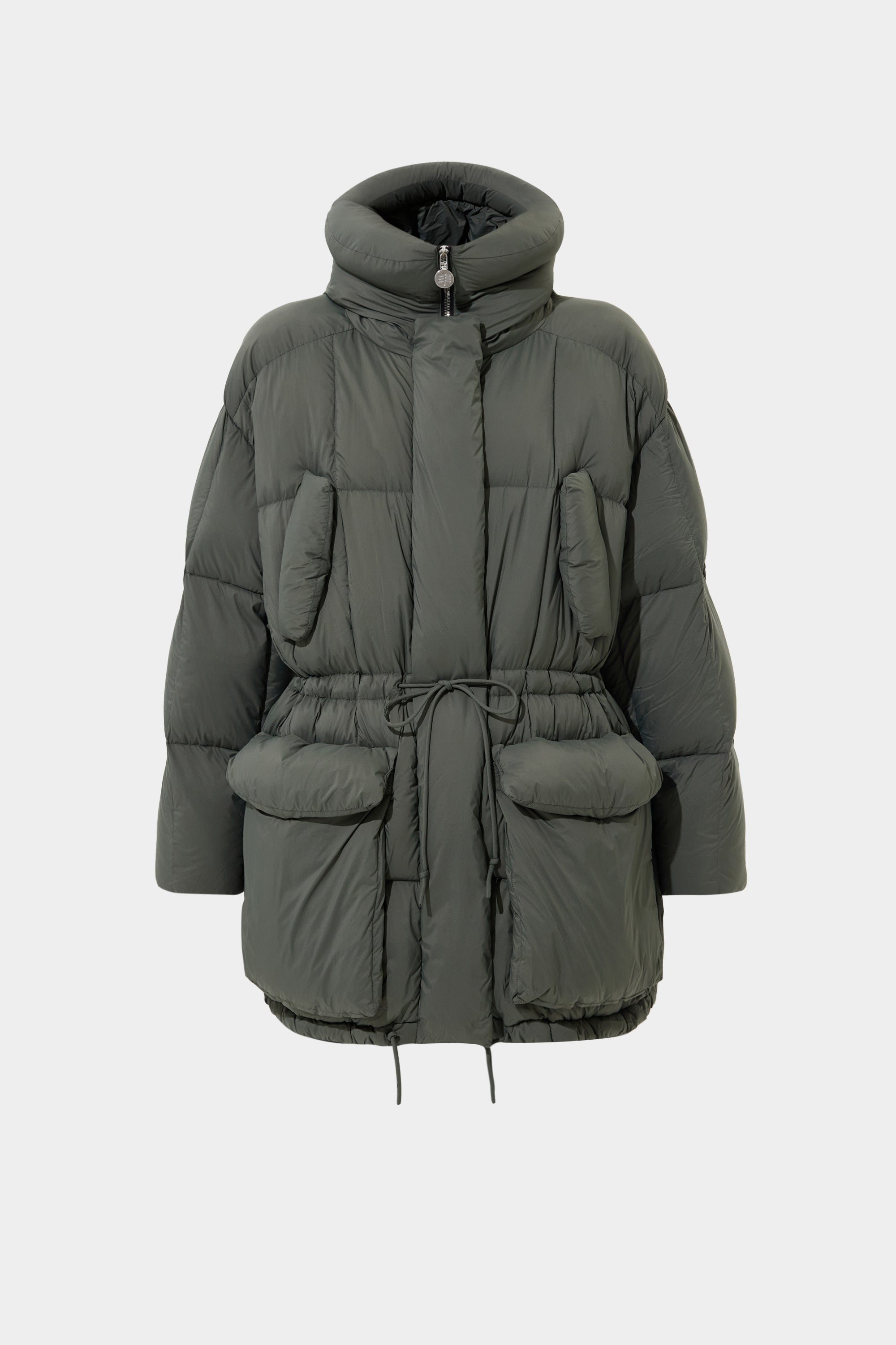 Quilted Parka Soft Khaki