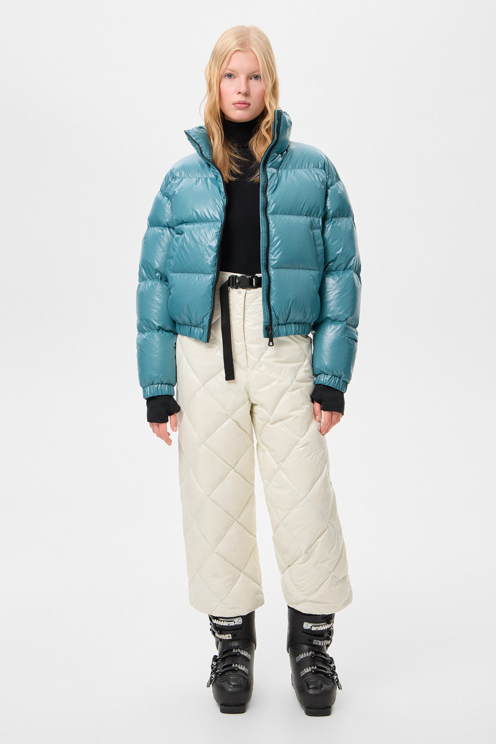 APRES SKI DUNNO PANTS GLITTER WHITE
