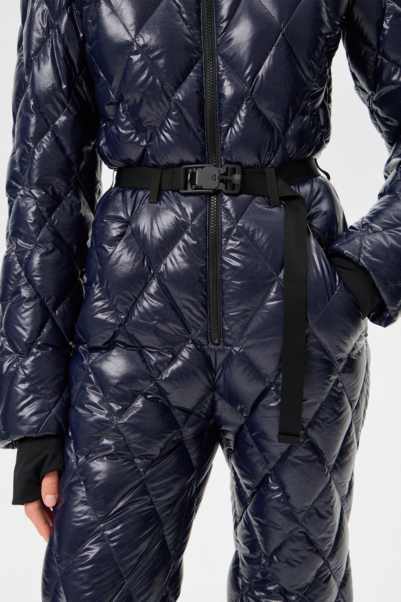 APRES SKI OVERALL GLITTER NAVY