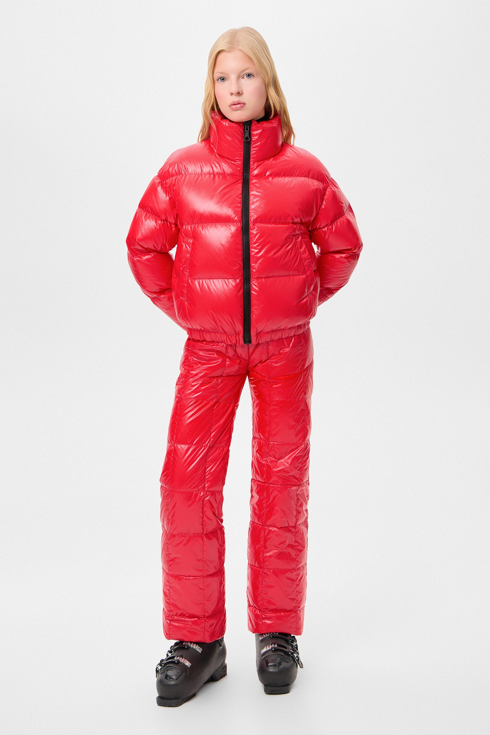 APRES SKI COOL JACKET GLITTER RED