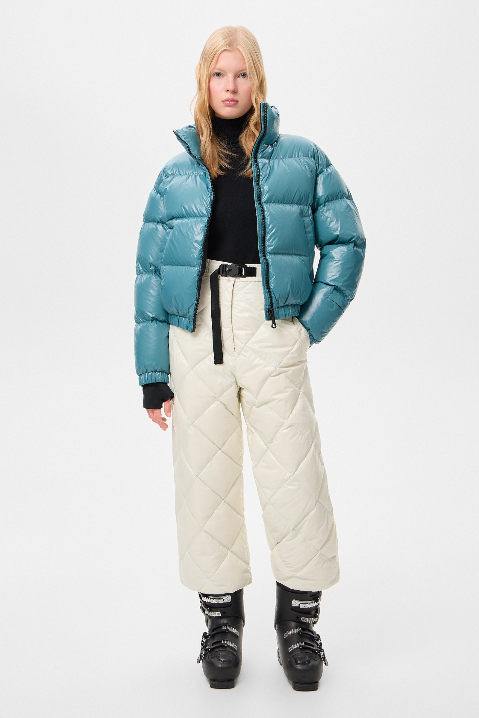 APRES SKI DUNNO PANTS GLITTER WHITE