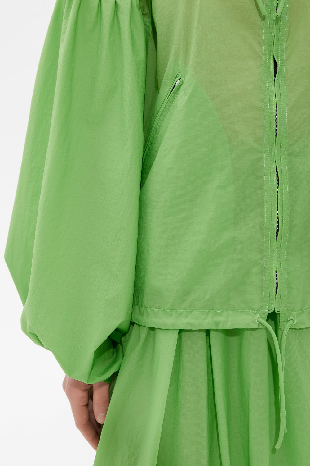 Balloon Jacket Micro Lime