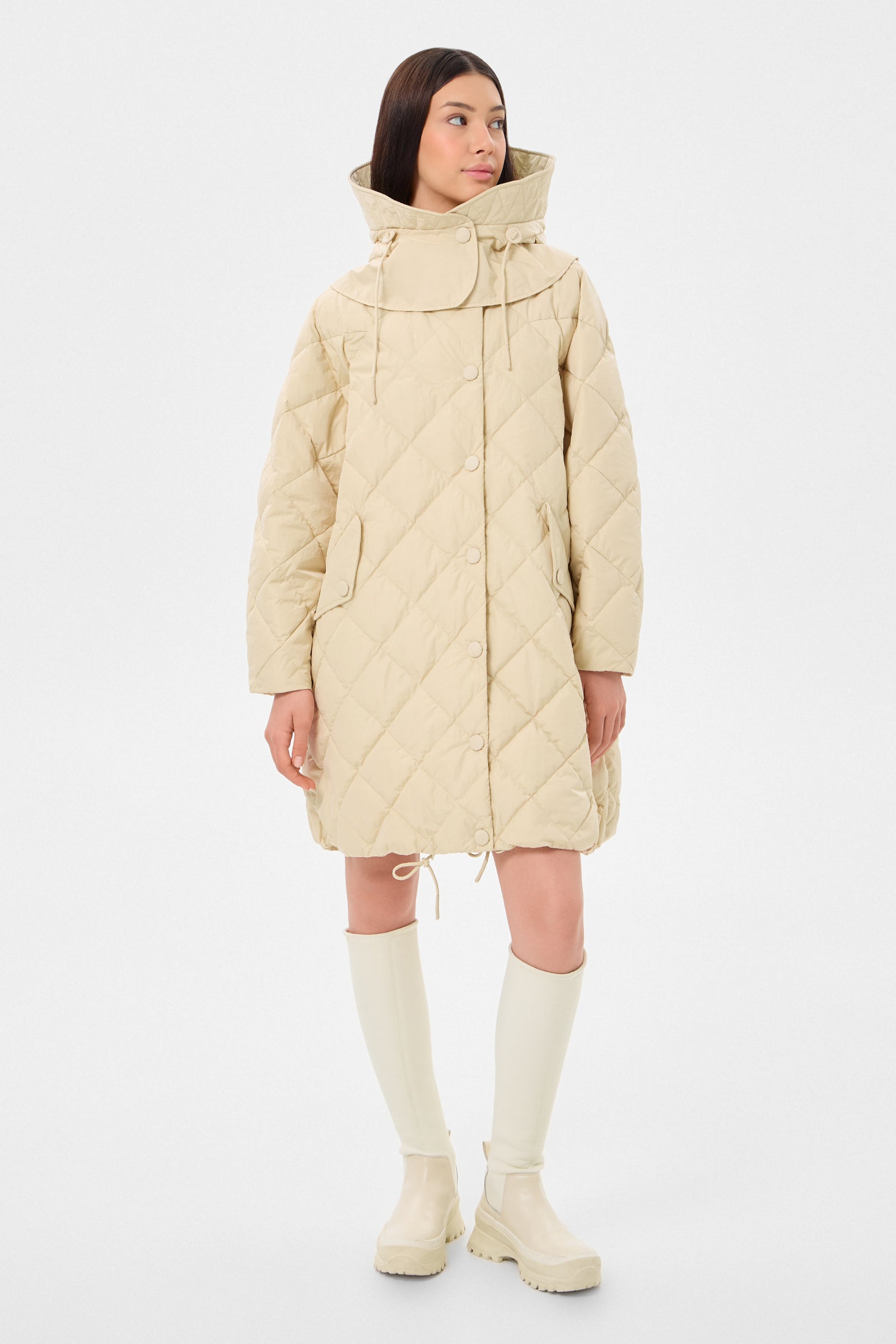 CYCLONE COAT ENNIO BEIGE