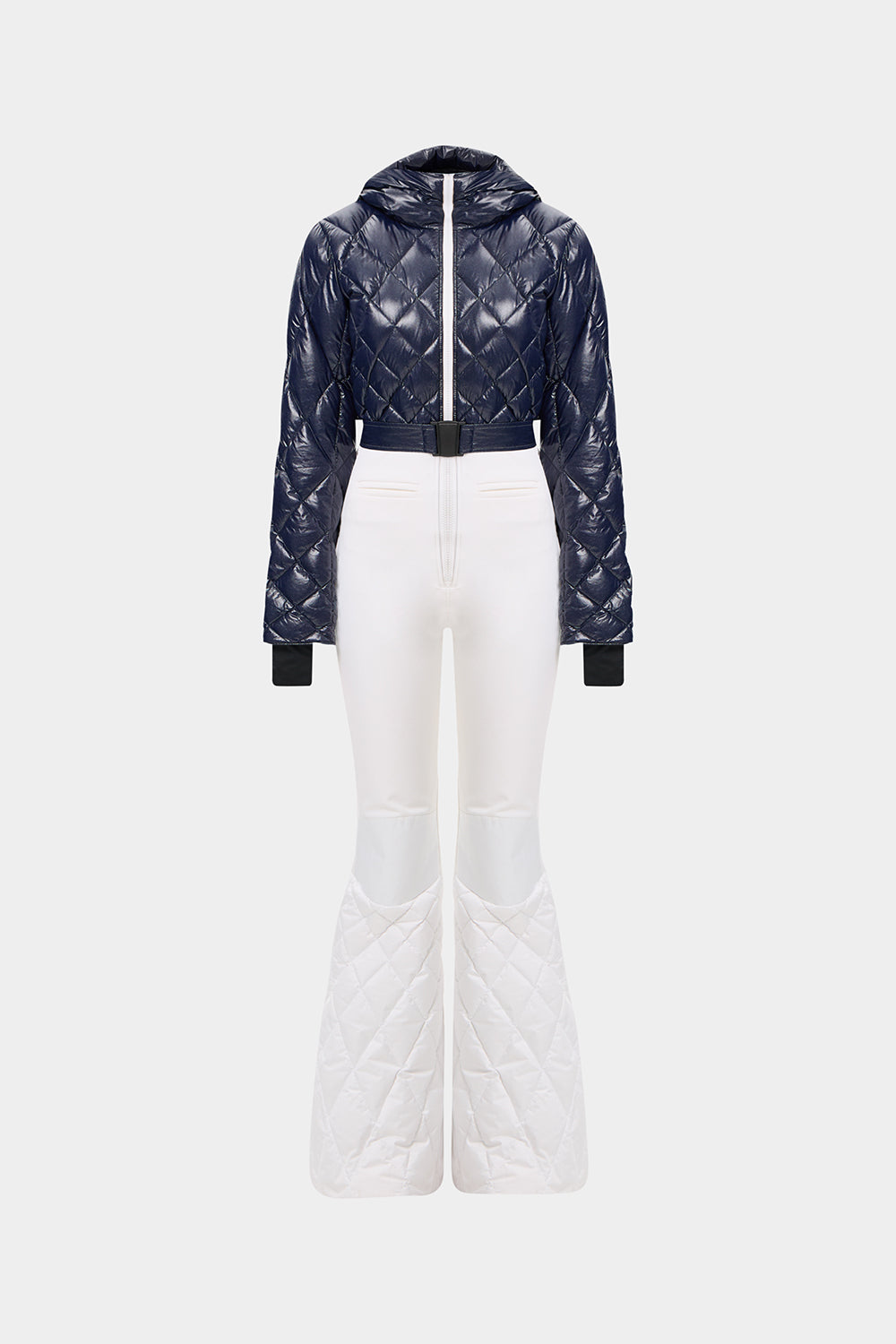 APRES SKI STARDUST OVERALL GLITTER NAVY + SHELL WHITE