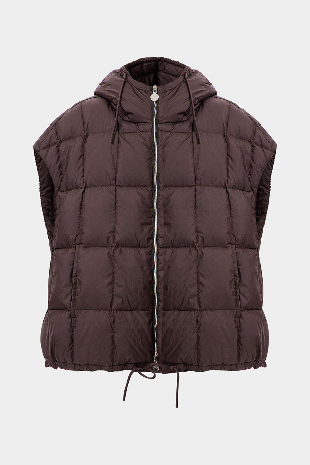 COZY ARCO VEST MICRO BROWN