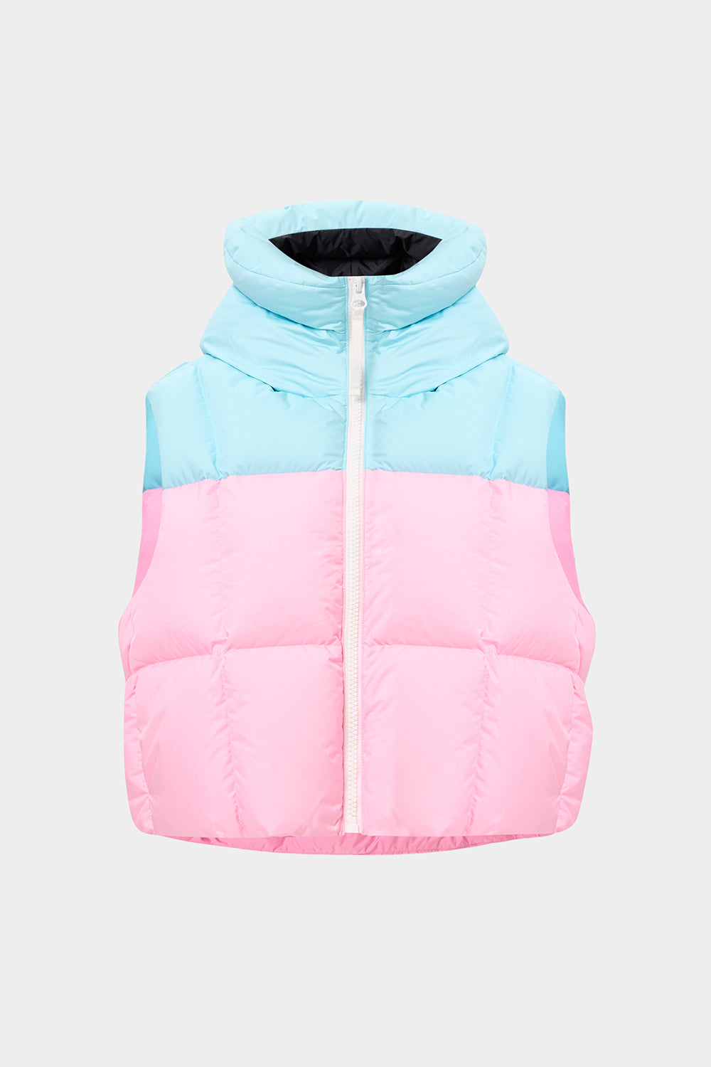 DOUBLE APRES SKI WENDY VEST TEC AQUA + PINK