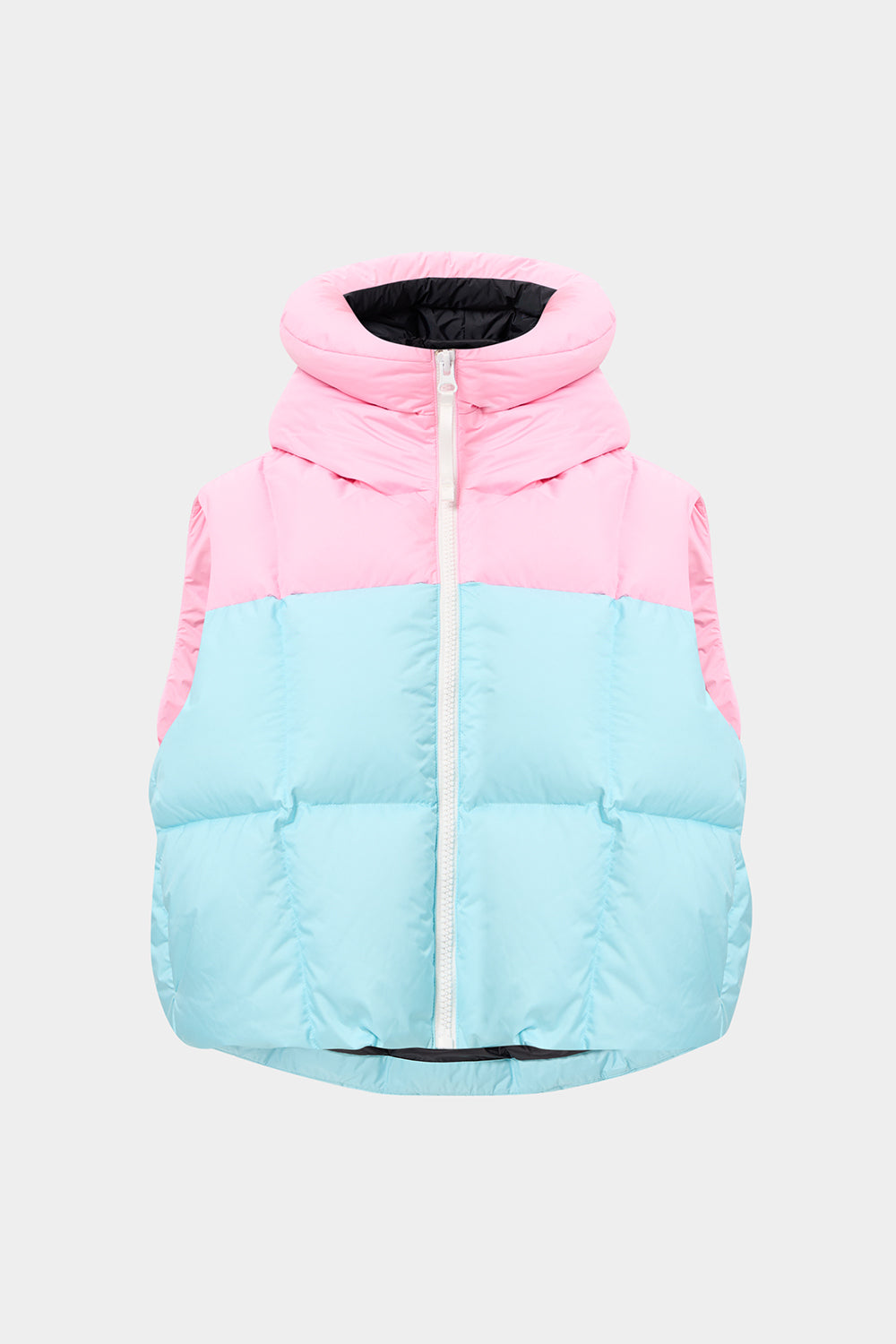 DOUBLE APRES SKI WENDY VEST TEC PINK + AQUA