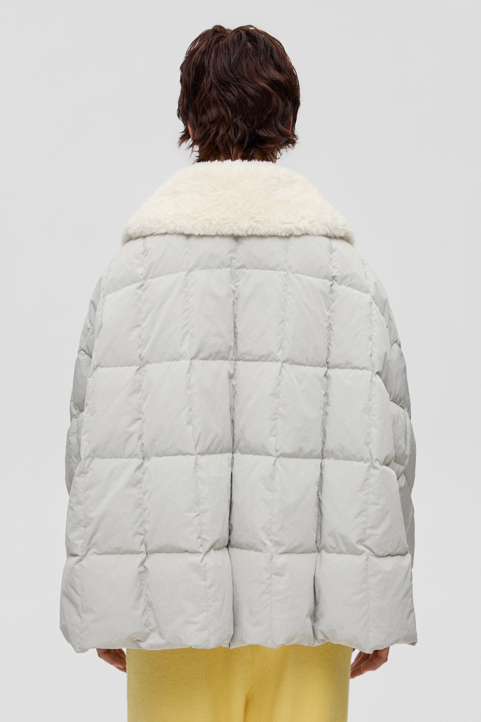 SHEARLING ARCO JACKET SCOOTER GREY