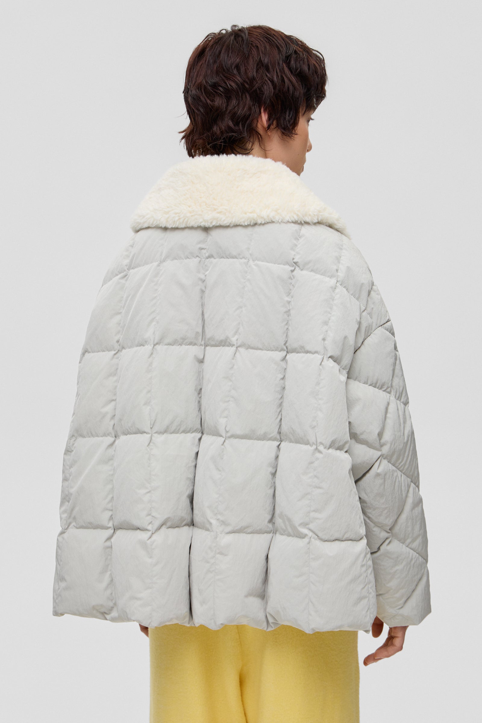 SHEARLING ARCO JACKET SCOOTER GREY