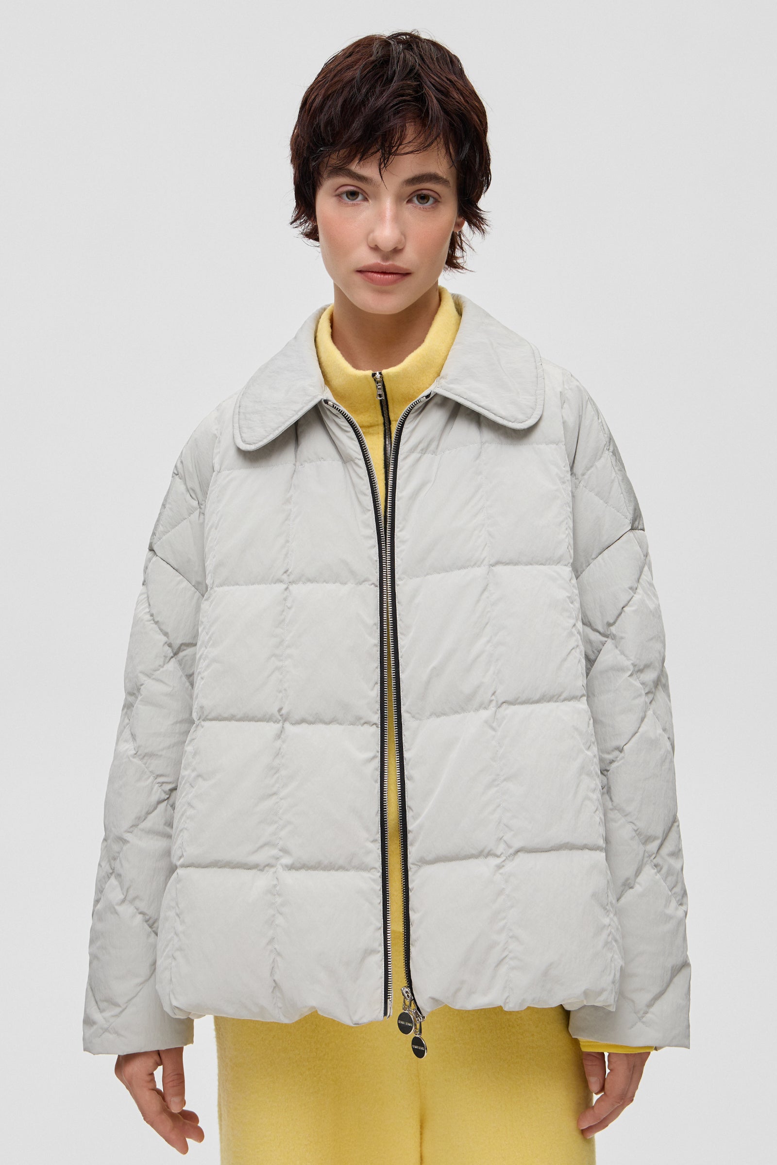 SHEARLING ARCO JACKET SCOOTER GREY