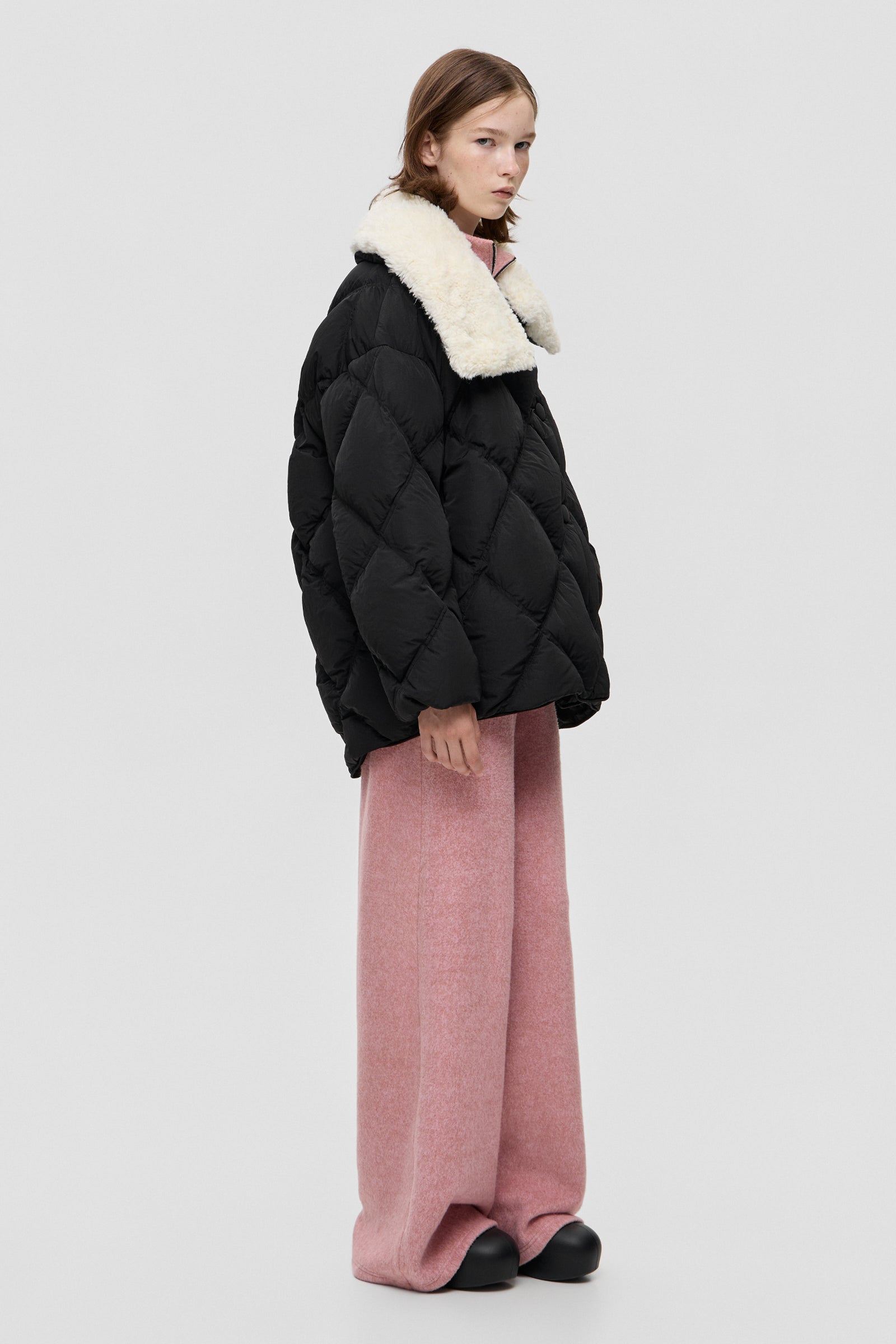 SHEARLING QUEEN ENNIO BLACK