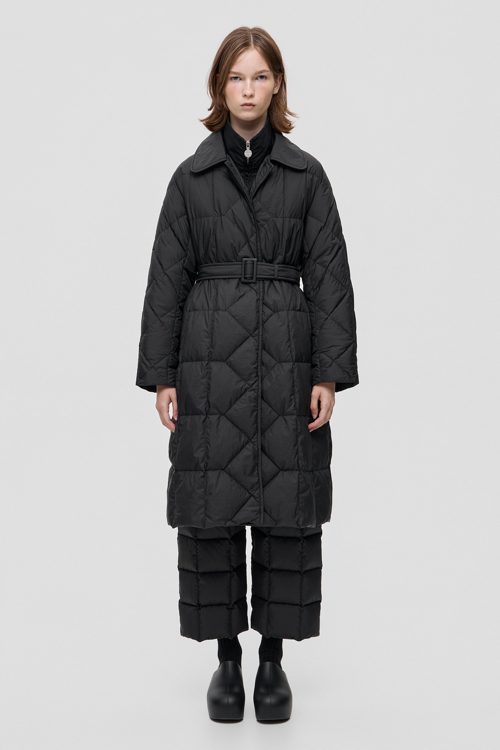 WINTER COAT MICRO BLACK