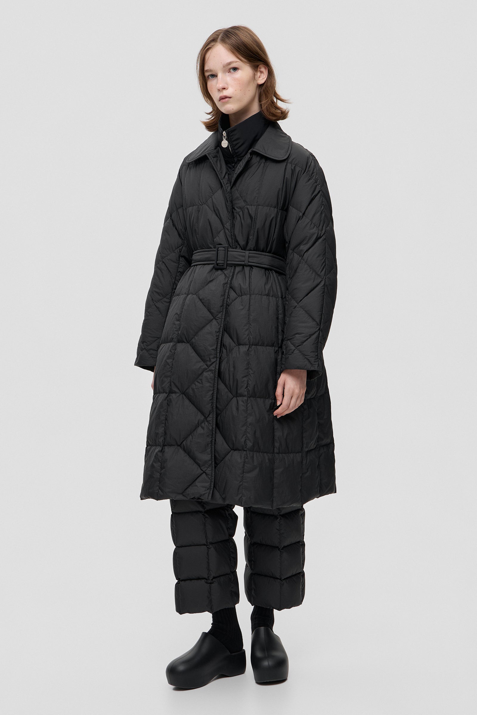 WINTER COAT MICRO BLACK