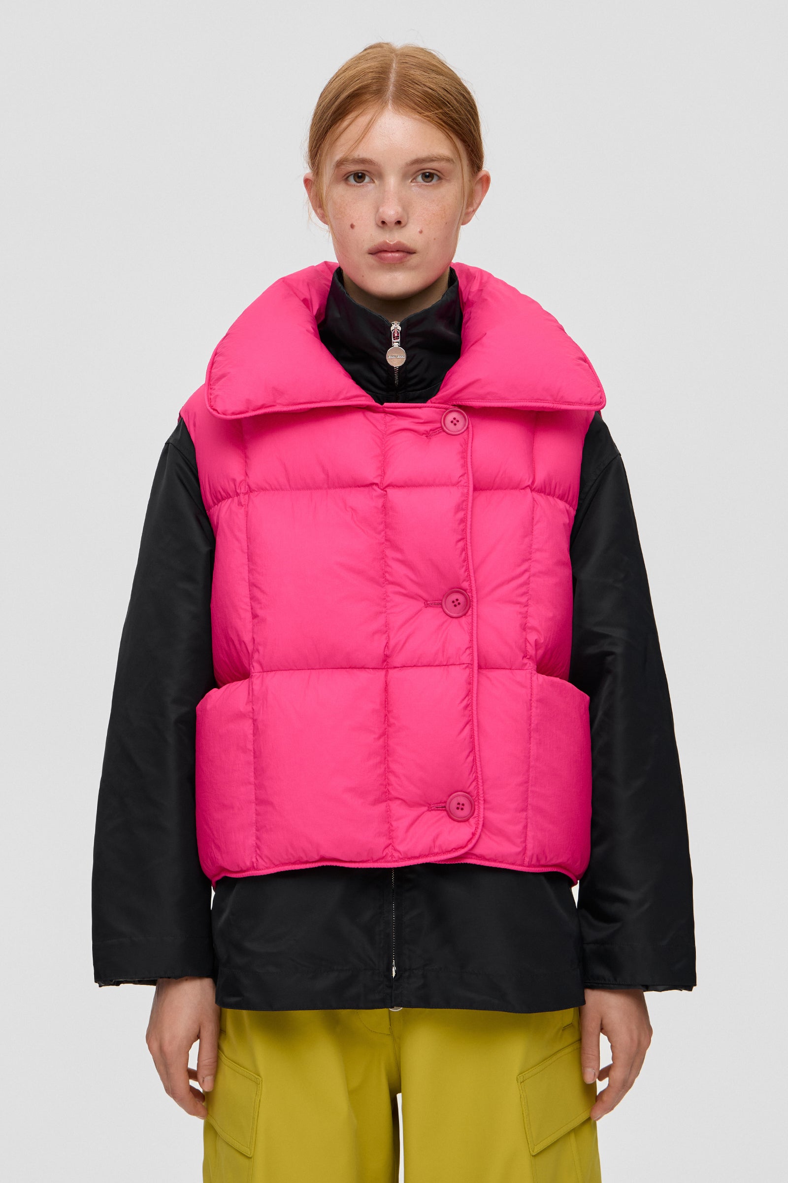 COZY CLOUD VEST MICRO PINK