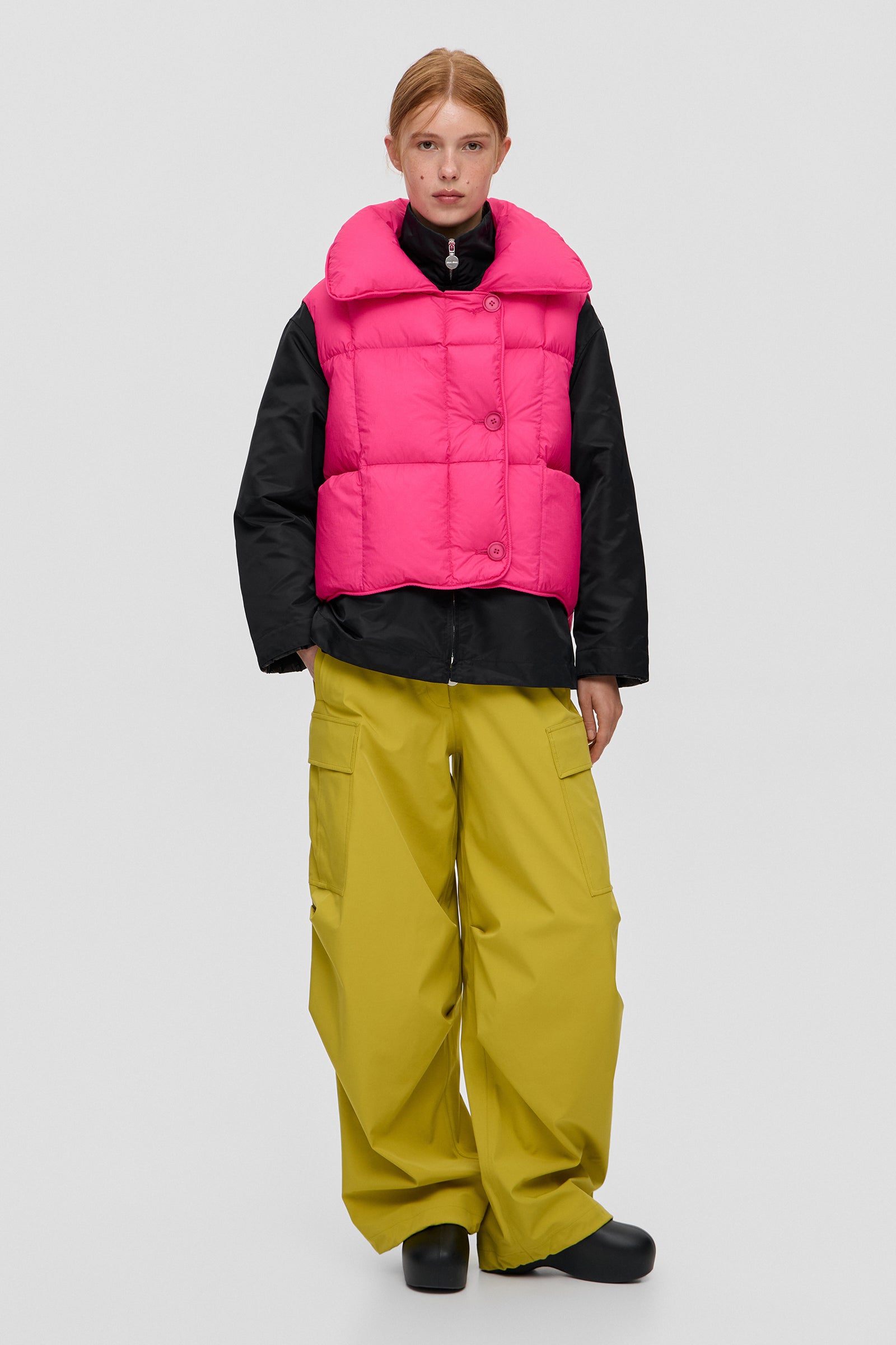 COZY CLOUD VEST MICRO PINK