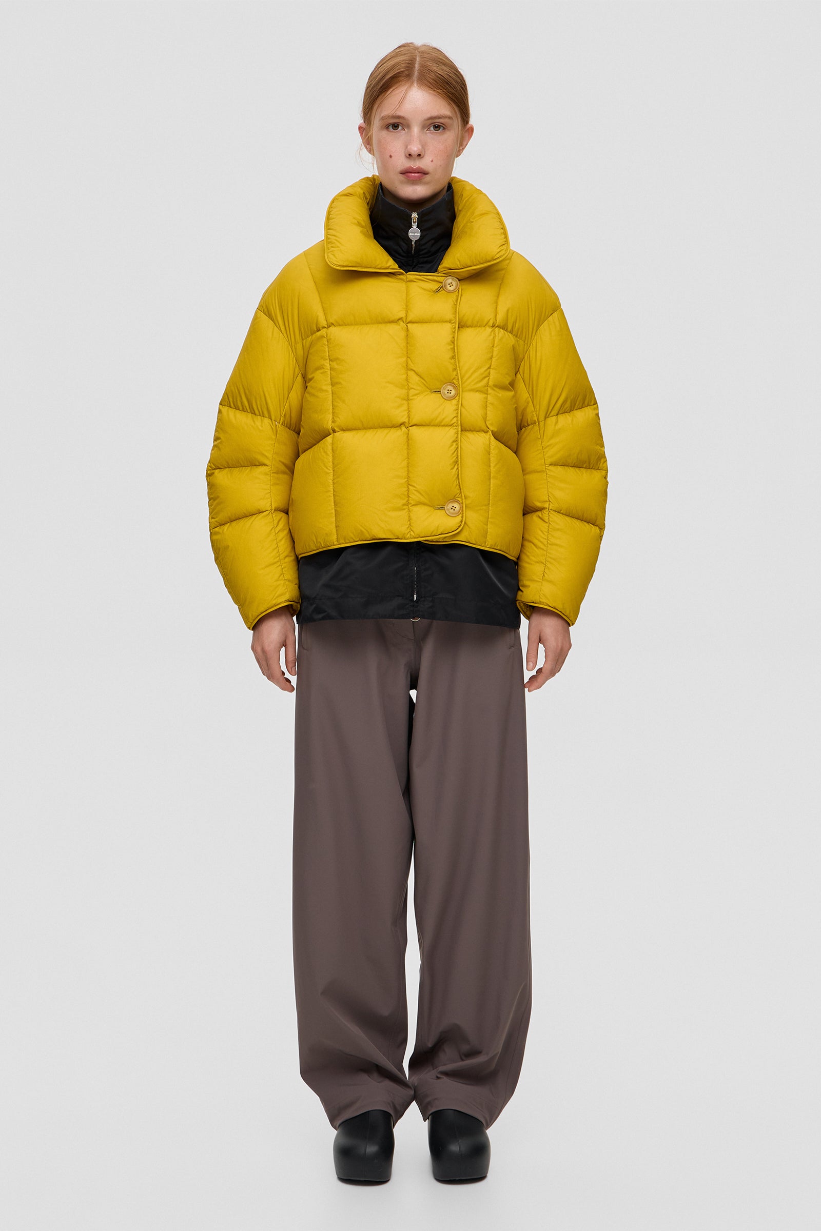 COZY CLOUD JACKET MICRO MUSTARD