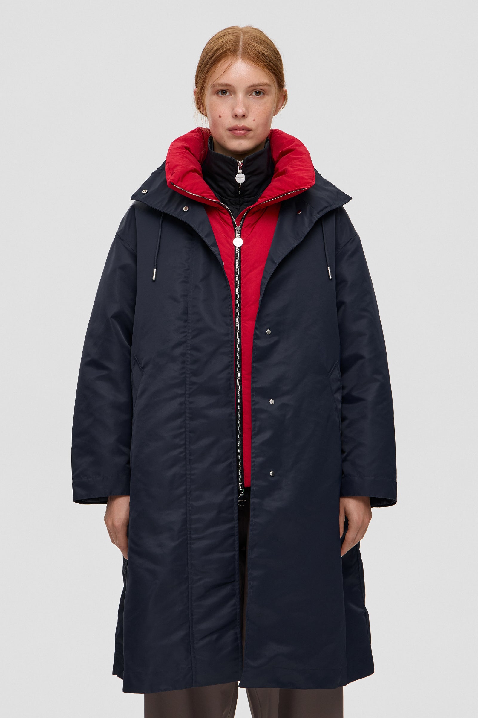 FRAME COAT FAUSTO NAVY