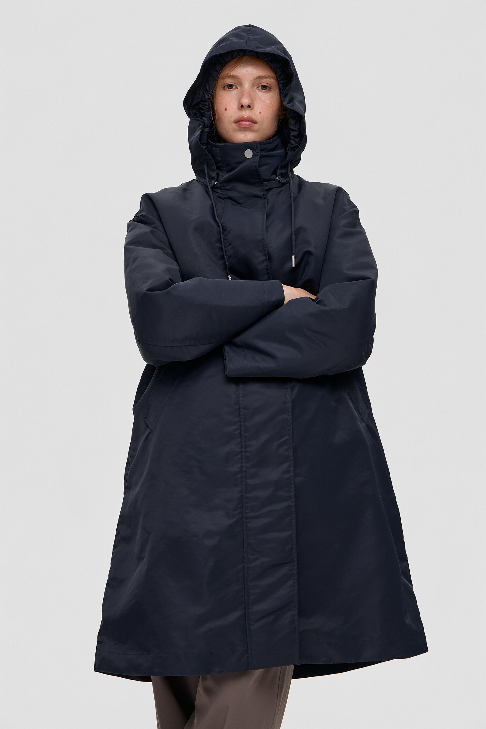 FRAME COAT FAUSTO NAVY