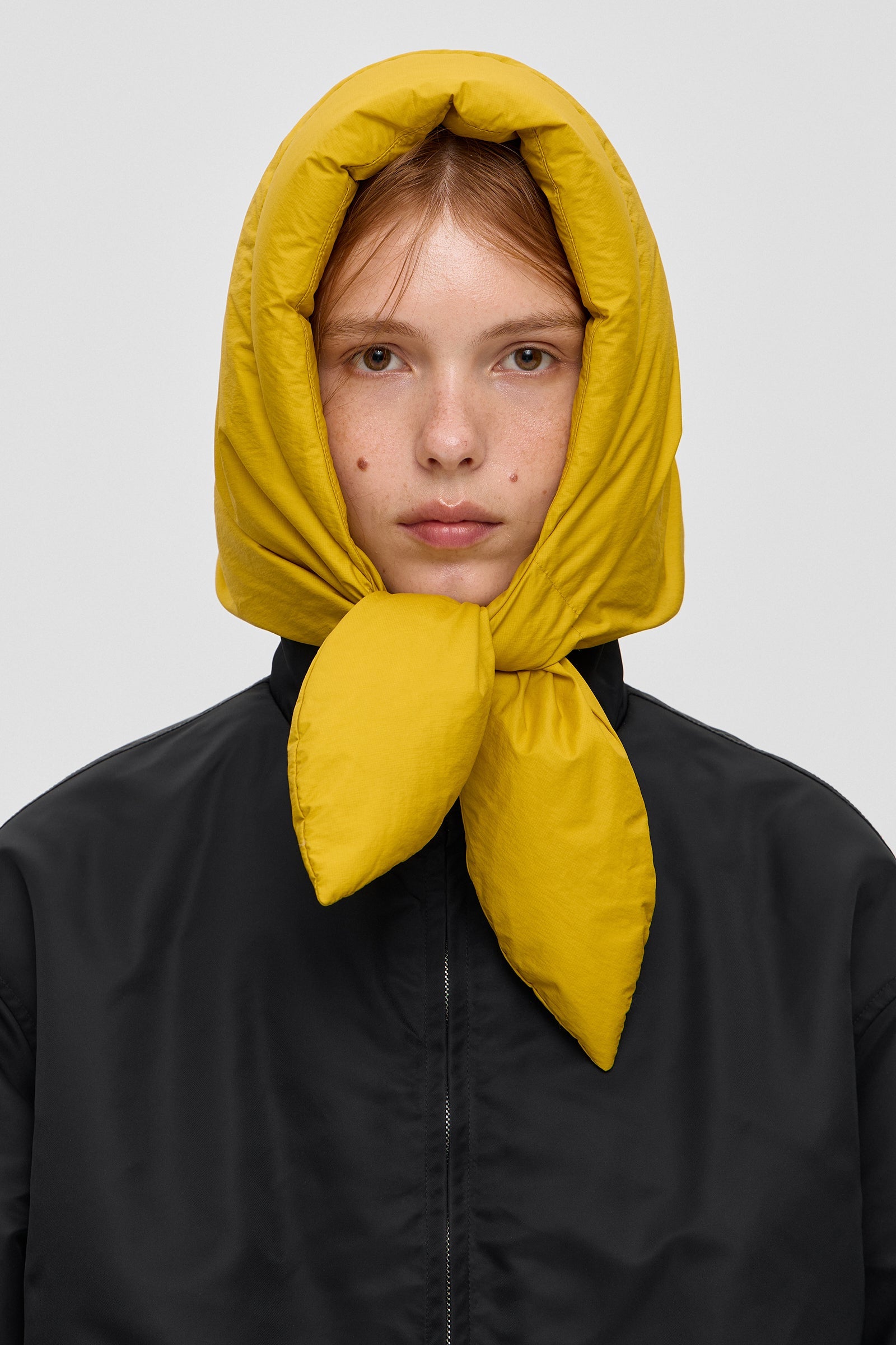 HUSTKA HOOD MICRO MUSTARD