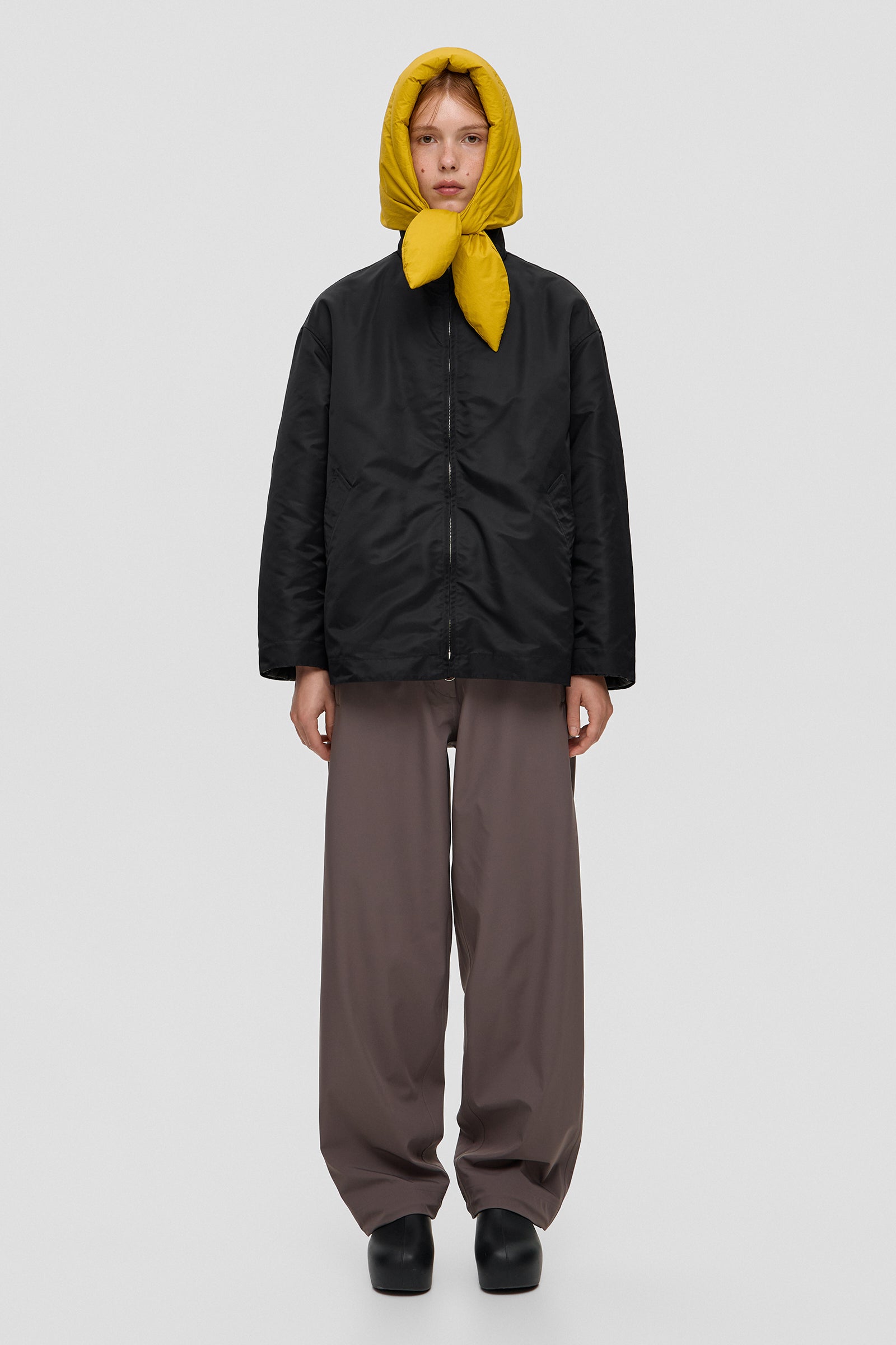HUSTKA HOOD MICRO MUSTARD