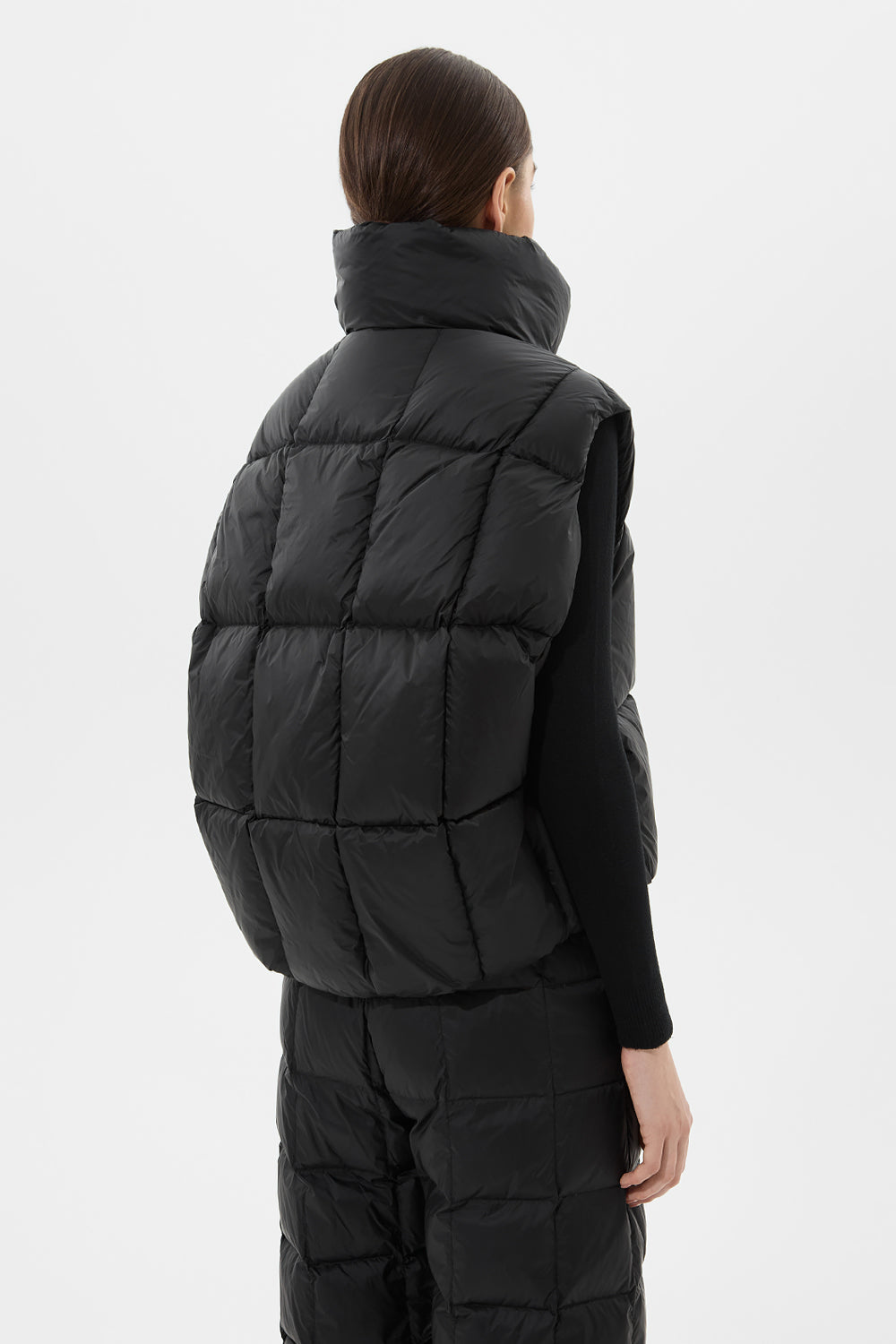 ZIP VEST LEON BLACK