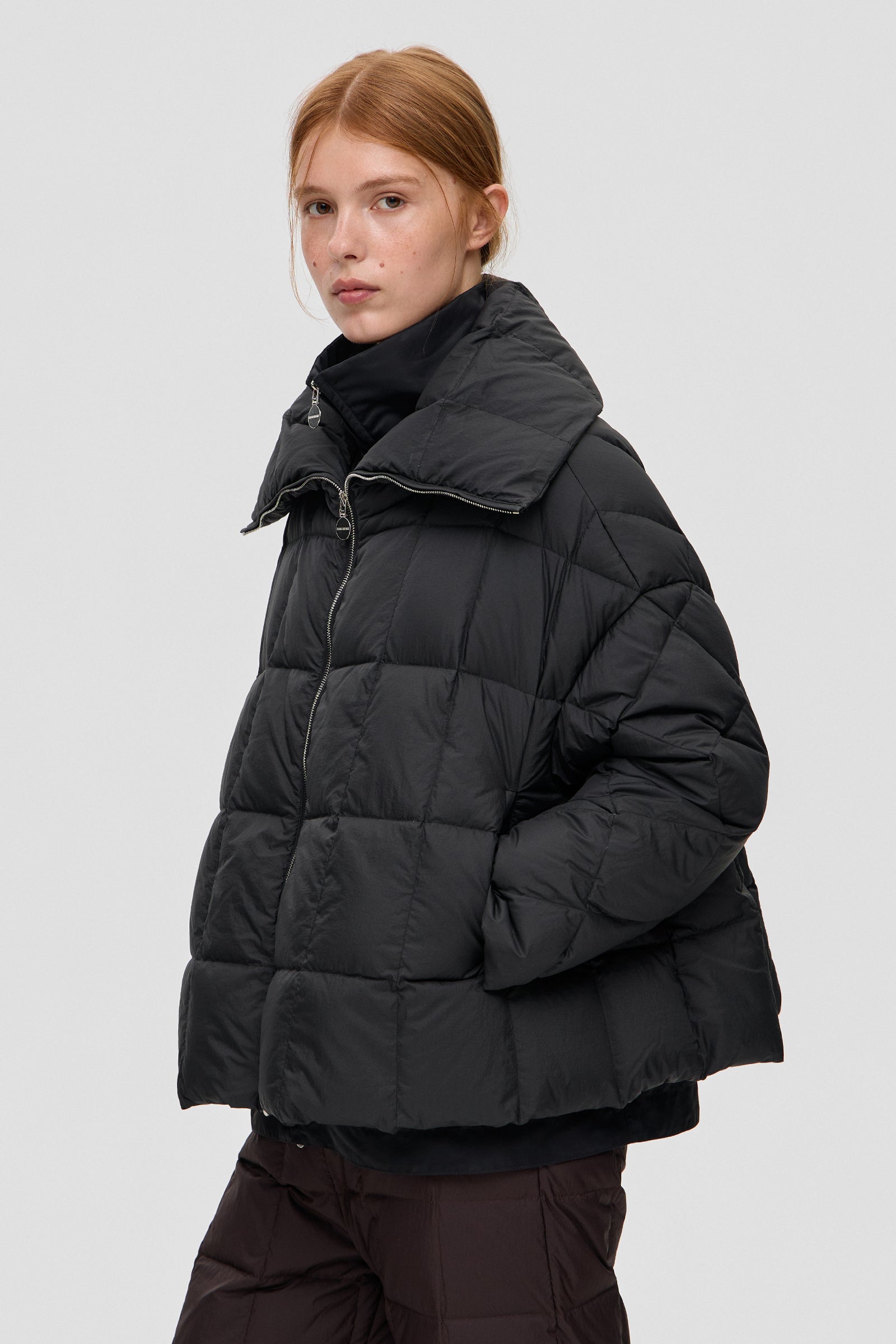 COZY ARCO JACKET MICRO BLACK