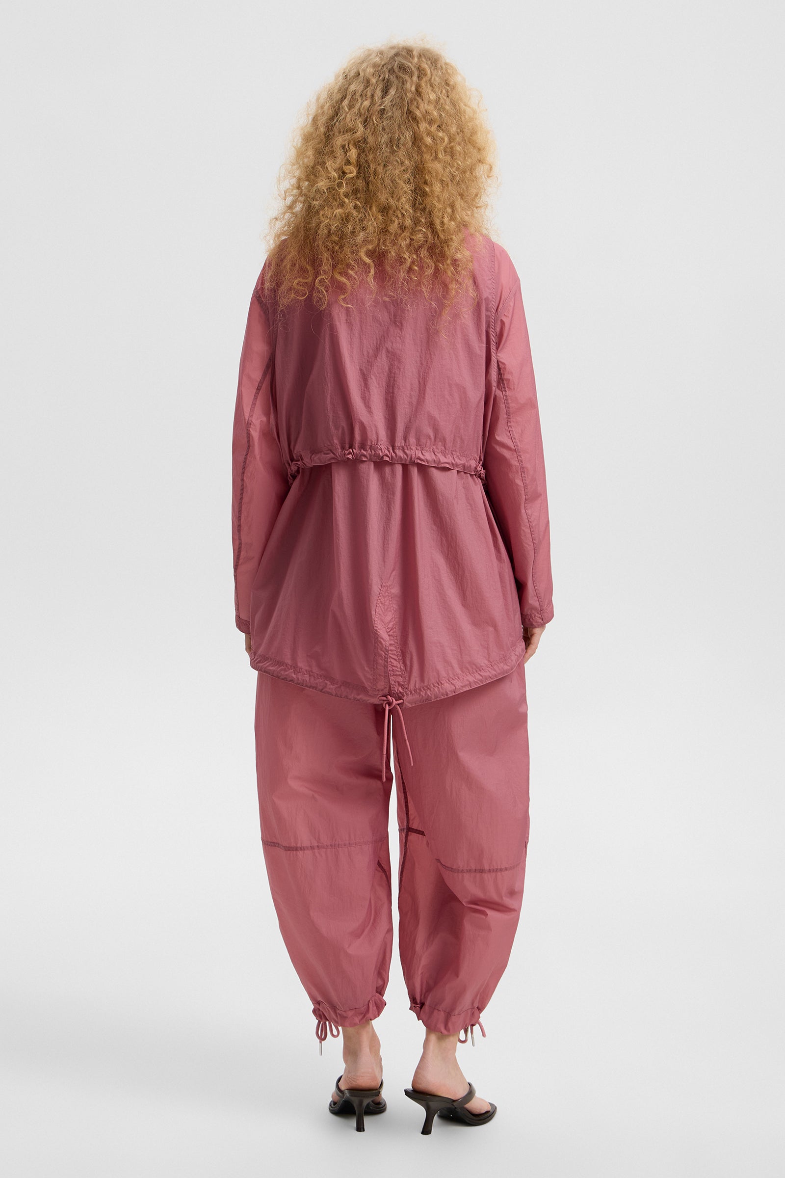 Light Ember Coat Micro Rose