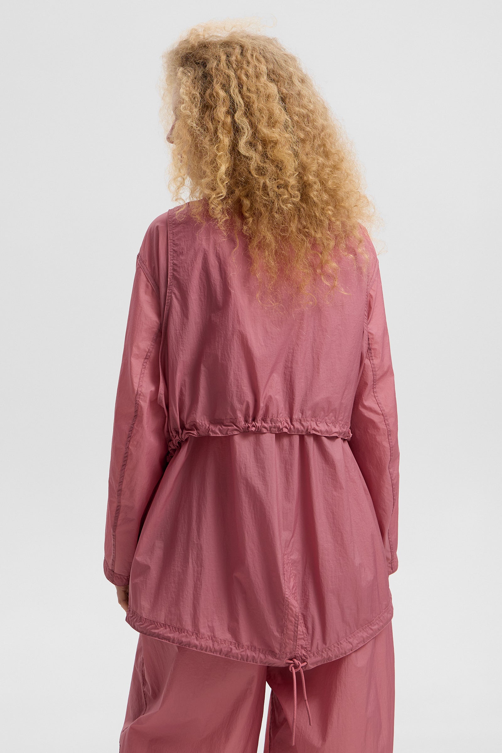 Light Ember Coat Micro Rose