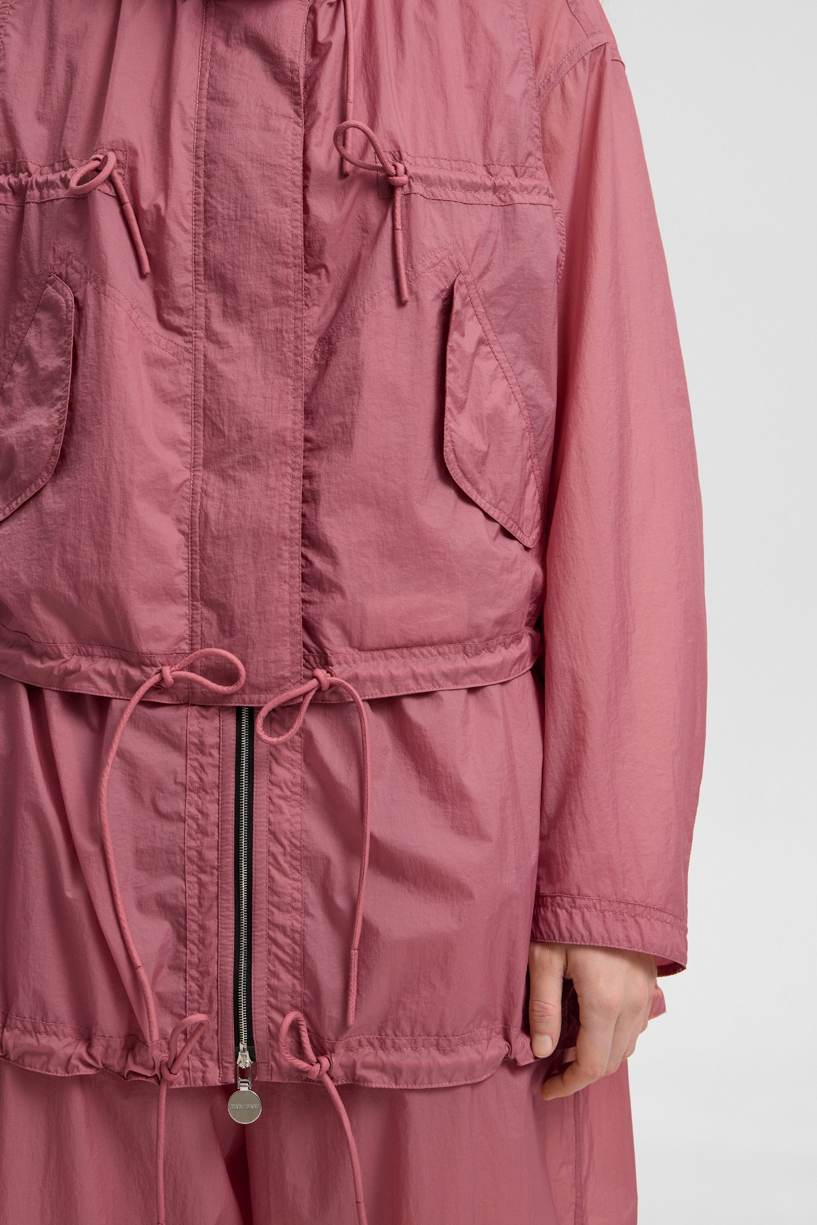 Light Ember Coat Micro Rose