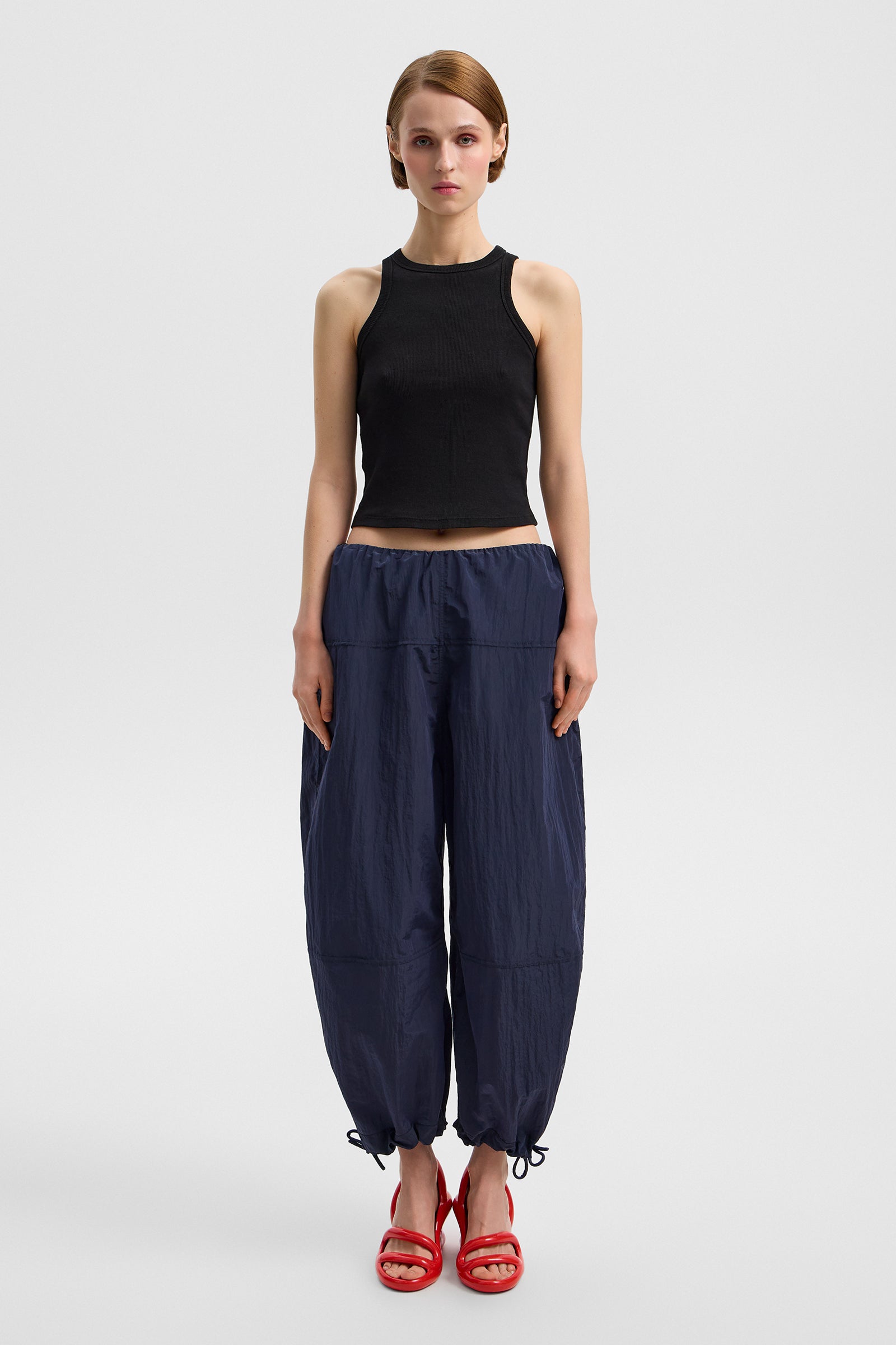 Light Balloon Pants Mira Navy