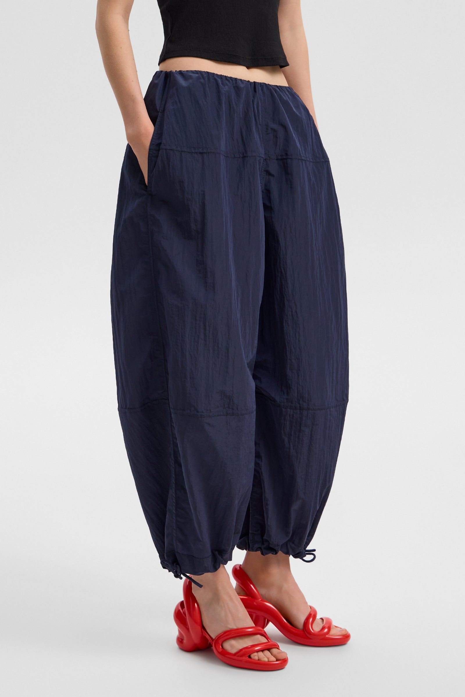 Light Balloon Pants Mira Navy