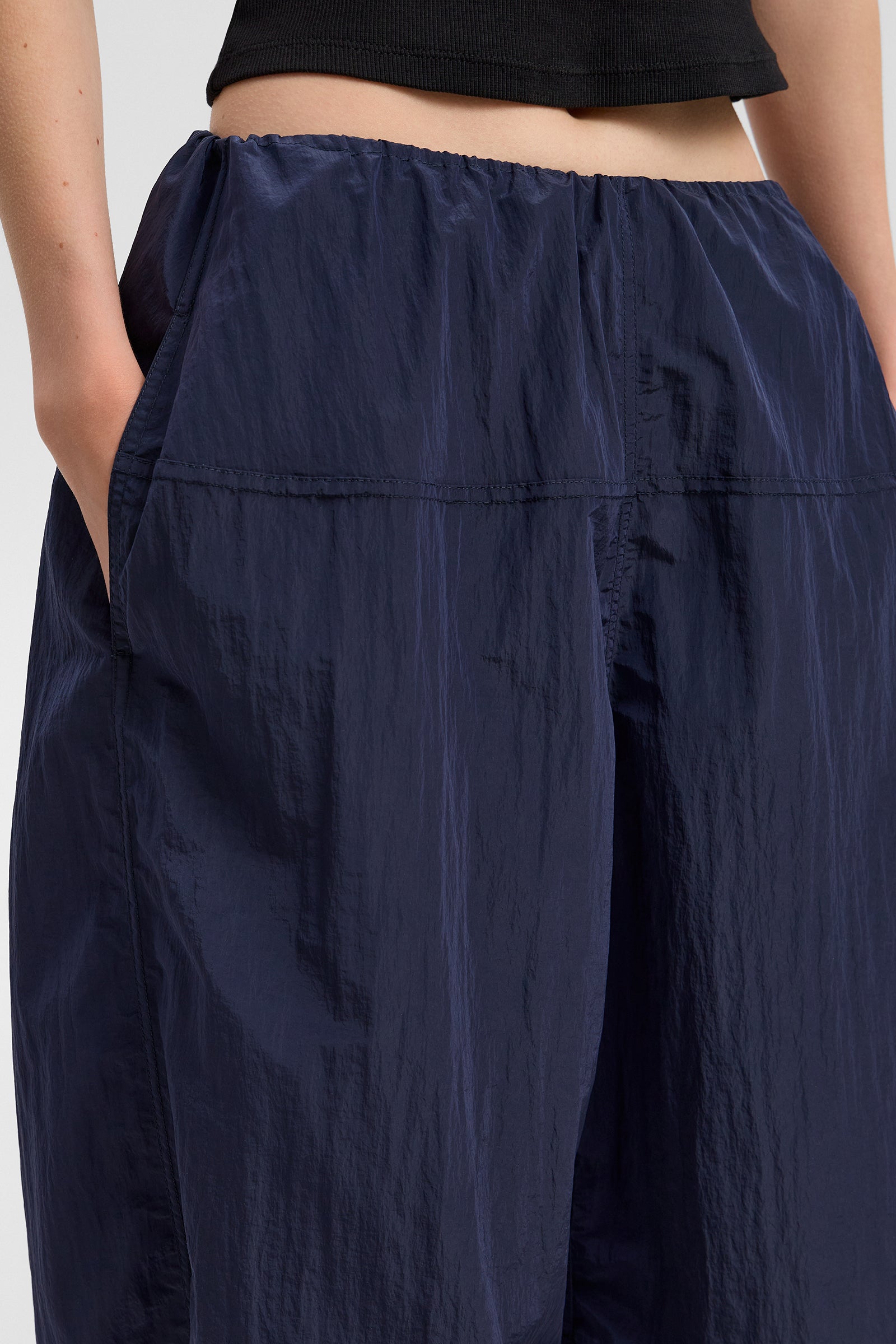 Light Balloon Pants Mira Navy