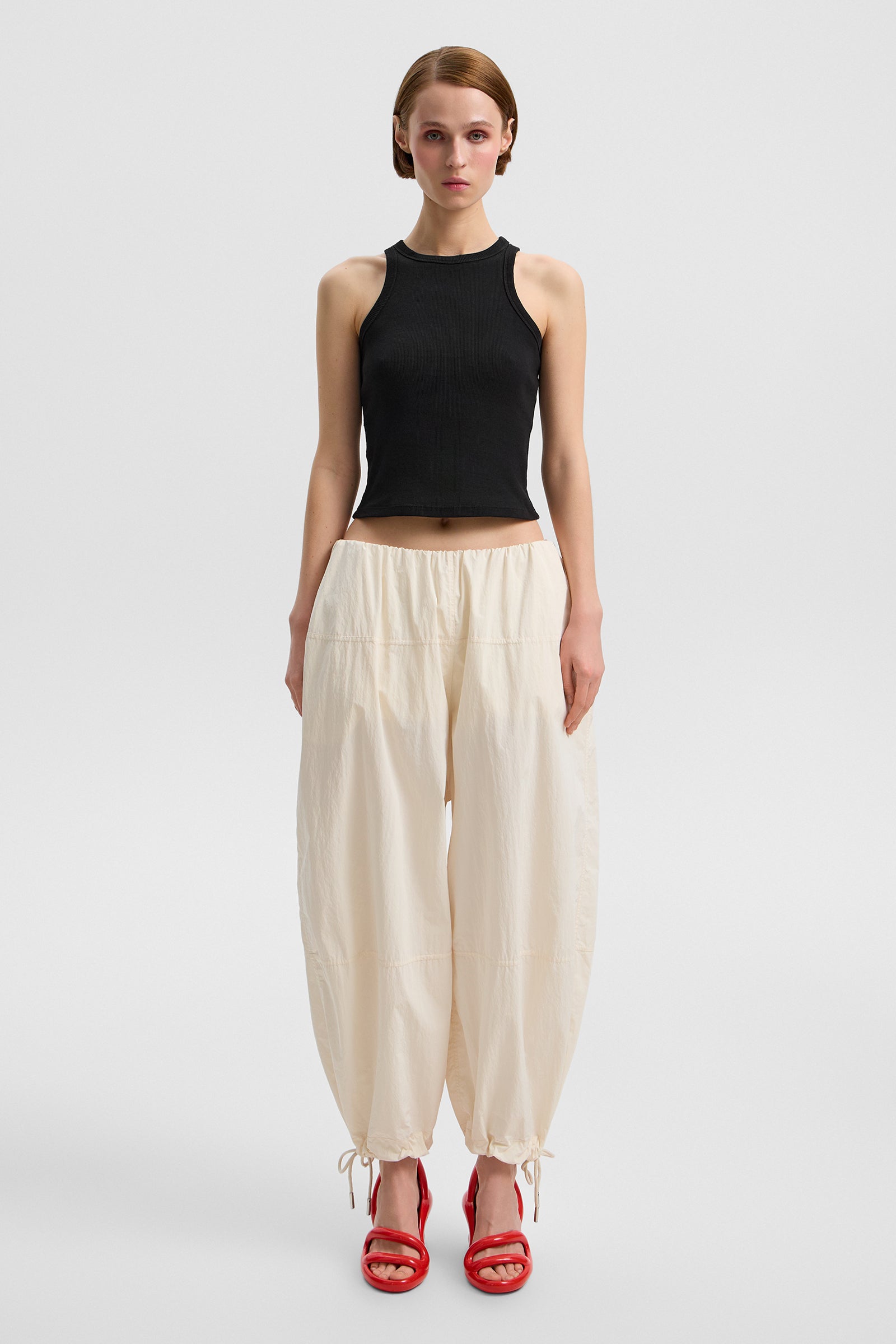 【UNLÍENS】　balloon pants Light Balloon Pants Scooter White