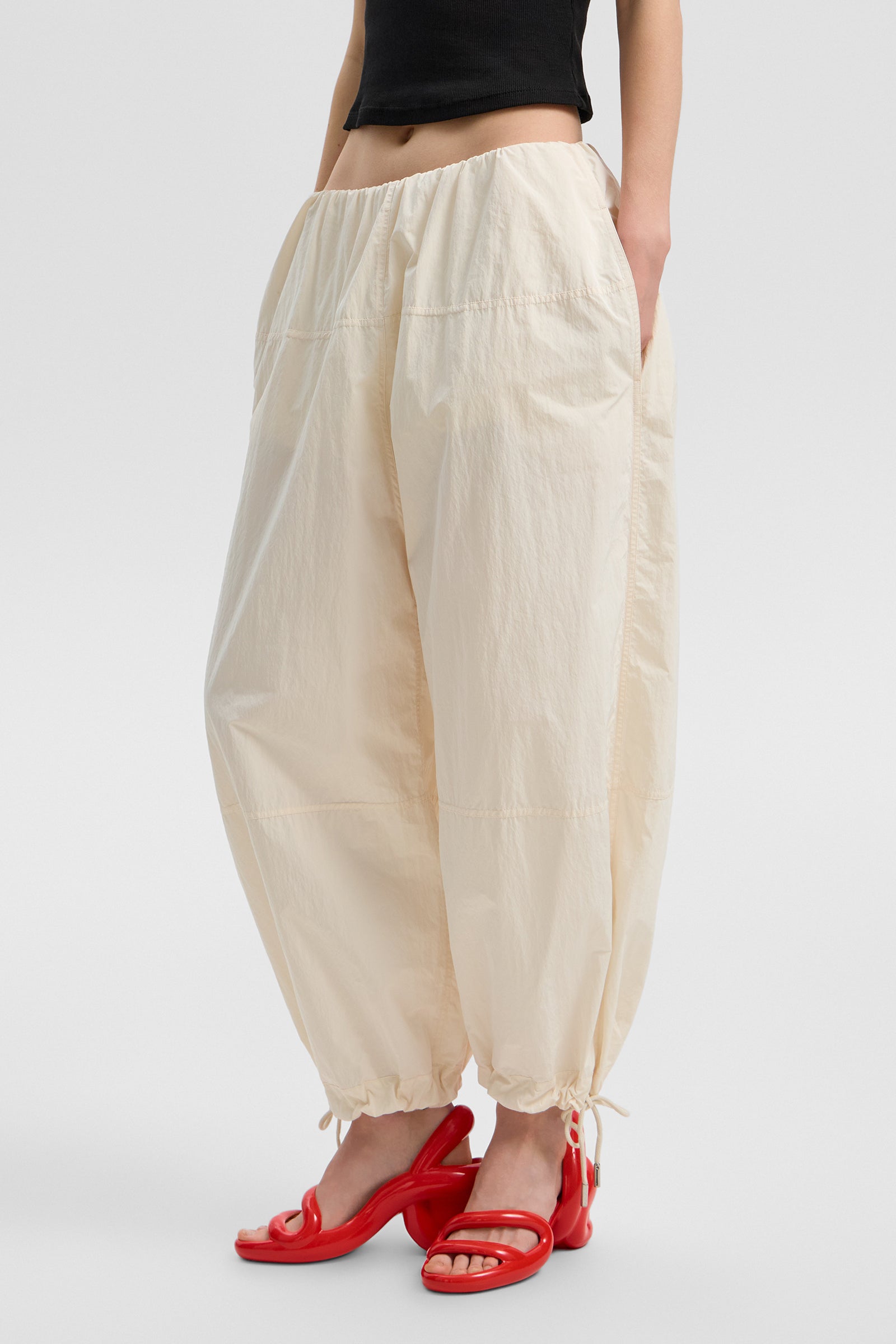 Light Balloon Pants Scooter White