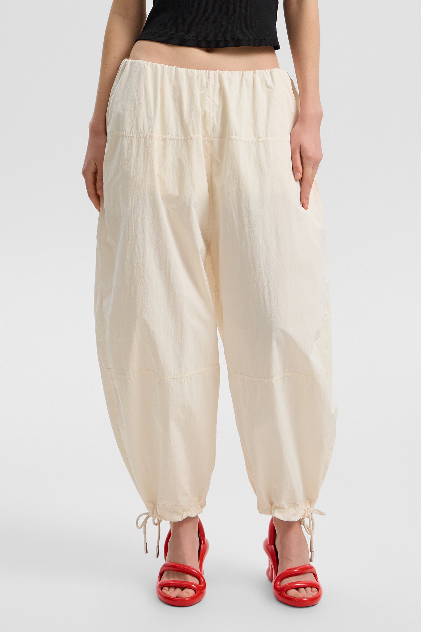Light Balloon Pants Scooter White