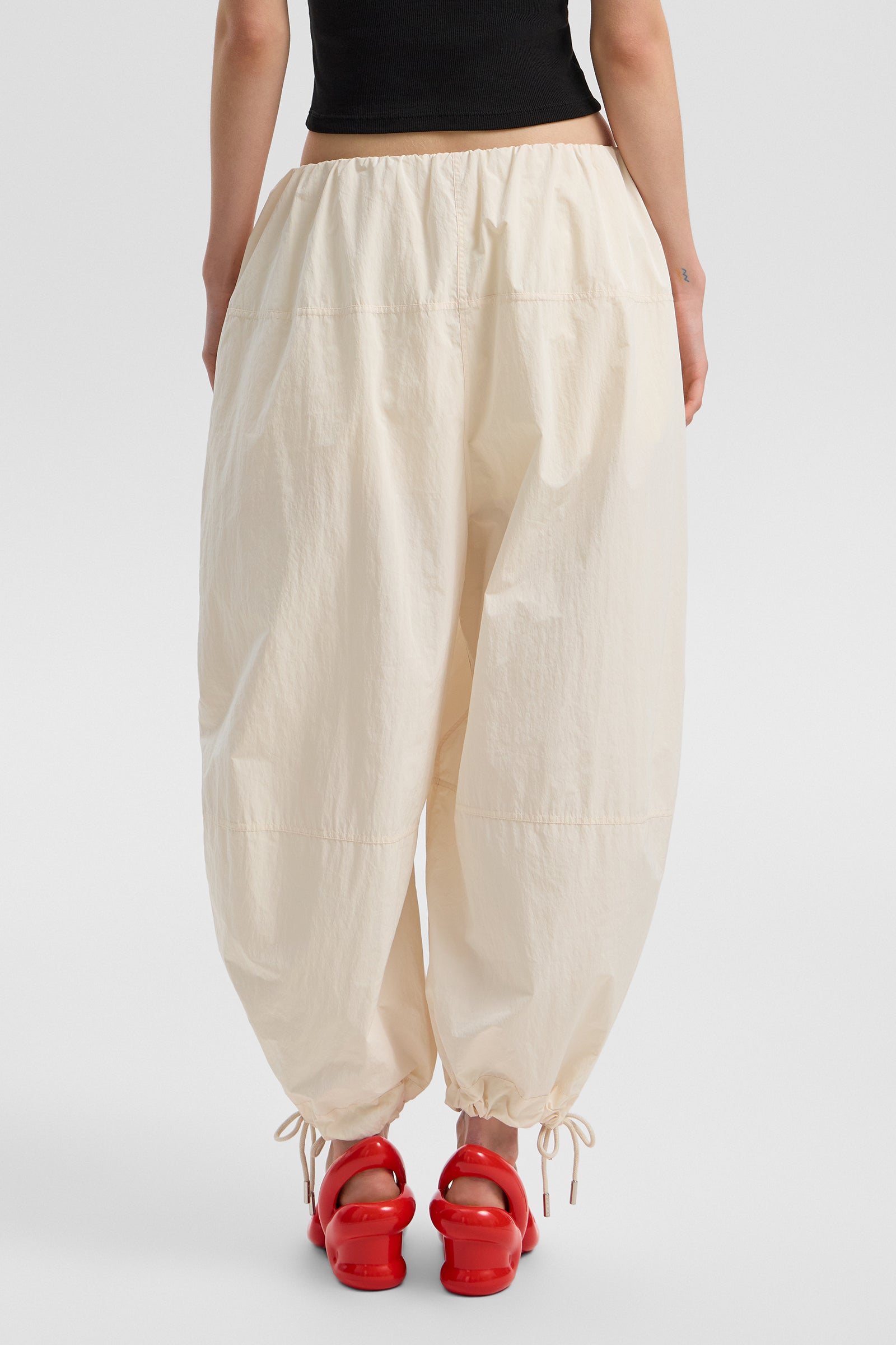 Light Balloon Pants Scooter White